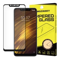 Wozinsky Tempered Glass Full Glue Super Tough Screen Protector Full Coveraged με Frame Case Friendly για Xiaomi Pocophone F1 black