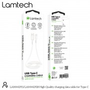 LAMTECH DATACABLE TYPE C 1m WHITE
