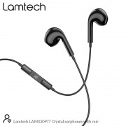 LAMTECH HANDSFREE STEREO 3,5mm JACK WITH MIC BLACK