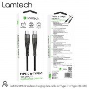 LAMTECH HQ UNBREAKABLE CABLE TYPE-C TO TYPE-C 2M