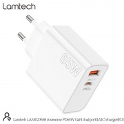 LAMTECH CHARGER USB QC3.0/TYPE-C 65W