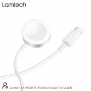 LAMTECH IWATCH METAL CHARGER WITH TYPE-C CABLE 1,2M