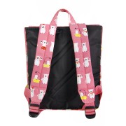 8848 TRAPEZOIDAL BACKPACK FOR CHILDREN WITH WHITE BEARS PRINT