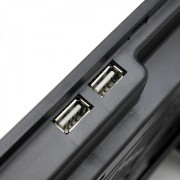 SBOX USB COOLING PAD 15,6' 2xBLUE LED FAN 140 mm