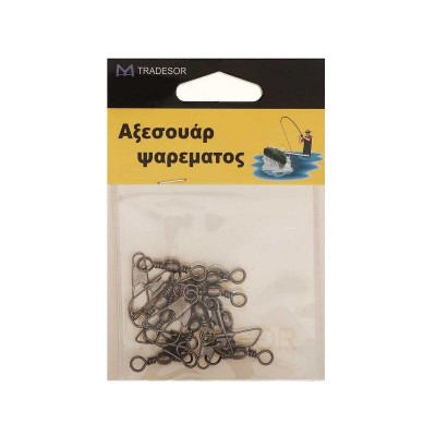 Στριφτάρια με παραμάνα ασφαλείας - No.3 - 8pcs - 830122