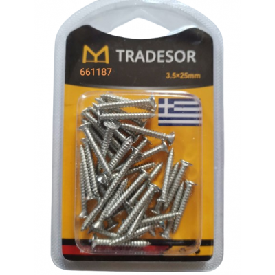 Βίδες - 3.5X25mm - Σετ 12 πακέτα - 661187