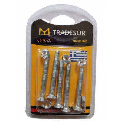 Βίδες - 6X50mm - Σετ 12 πακέτα - 661620