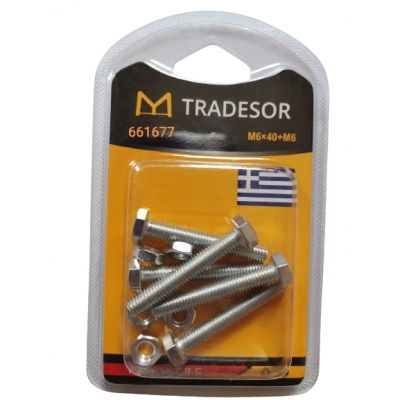 Βίδες - 6X40mm - Σετ 12 πακέτα - 661677
