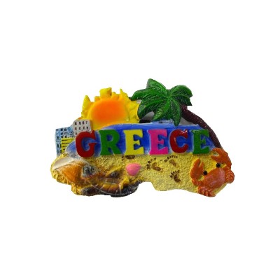 Tουριστικό μαγνητάκι Souvenir – Σετ 12pcs - Resin Magnet - Greece - 678056