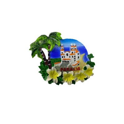 Tουριστικό μαγνητάκι Souvenir - Σετ 12pcs - Paralia - 678118