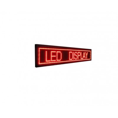 Πινακίδα LED - Μονής όψης - Κόκκινη - 103cm×23cm - IP67