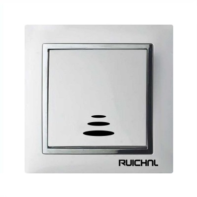 Διακόπτης τοίχου χωνευτός με λυχνία - Μονός διπλού ελέγχου - RC3605 - 068110