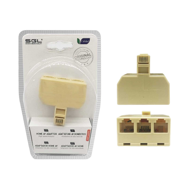 Διακλαδωτής γραμμής τηλεφώνου - Splitter - 3Way - 1772-1 - 098616