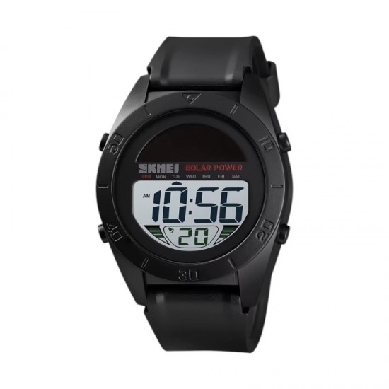 Ψηφιακό ρολόι χειρός ηλιακό - Skmei - 1592 - Black Ψηφιακό ρολόι χειρός ηλιακό - Skmei - 1592 - Black