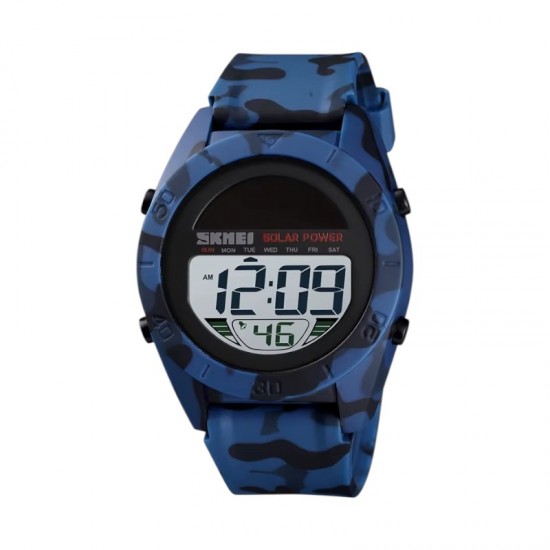 Ψηφιακό ρολόι χειρός ηλιακό - Skmei - 1592 - Army Blue Ψηφιακό ρολόι χειρός ηλιακό - Skmei - 1592 - Army Blue