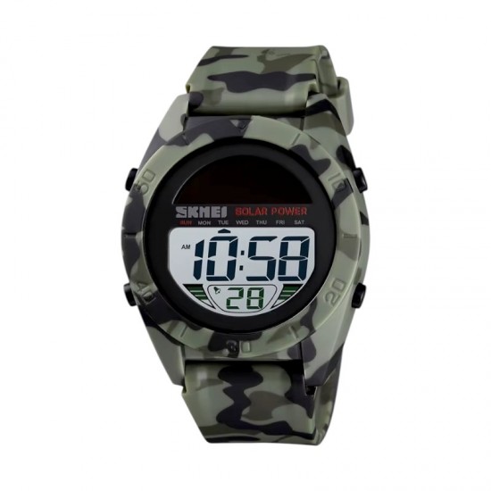 Ψηφιακό ρολόι χειρός ηλιακό - Skmei - 1592 - Army Green Ψηφιακό ρολόι χειρός ηλιακό - Skmei - 1592 - Army Green