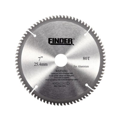 Δίσκος κοπής αλουμινίου - TCT - 7" - Φ80 - 80T - Finder - 196003