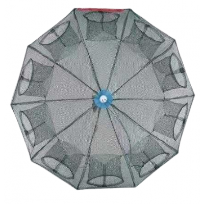 Πτυσσόμενη παγίδα ψαρέματος - Κιούρτος με 10 εισόδους - 931352