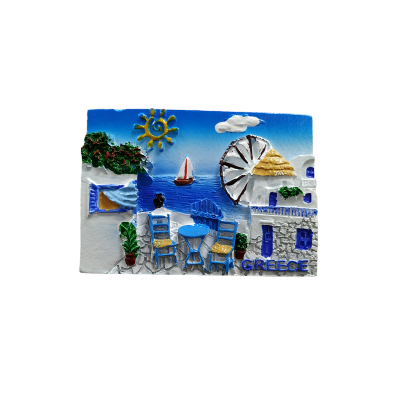 Tουριστικό μαγνητάκι Souvenir – Σετ 12pcs - Resin Magnet - Greece - 678258