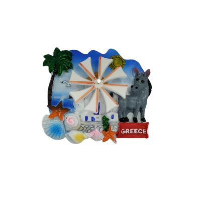 Tουριστικό μαγνητάκι Souvenir – Σετ 12pcs - Resin Magnet - Greece - 678190