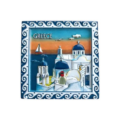 Tουριστικό μαγνητάκι Souvenir - Σετ 12pcs - Greece - 678507