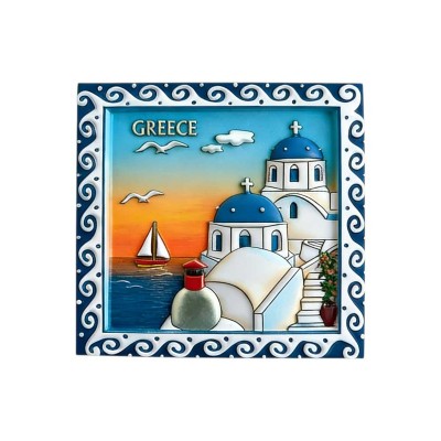 Tουριστικό μαγνητάκι Souvenir - Σετ 12pcs - Greece - 678508