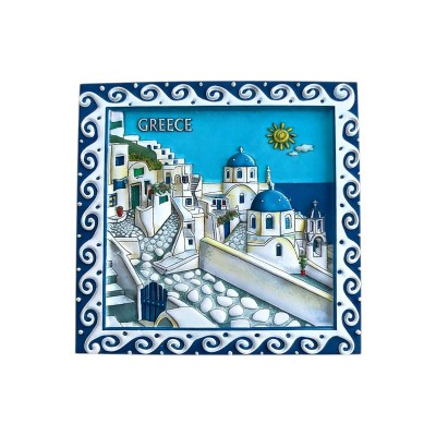 Tουριστικό μαγνητάκι Souvenir - Σετ 12pcs - Greece - 678511
