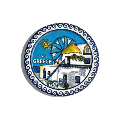 Tουριστικό μαγνητάκι Souvenir - Σετ 12pcs - Greece - 678537