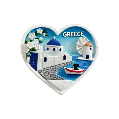 Tουριστικό μαγνητάκι Souvenir - Σετ 12pcs - Greece - 678621