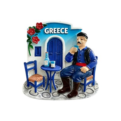 Tουριστικό μαγνητάκι Souvenir - Σετ 12pcs - Greece - 678622
