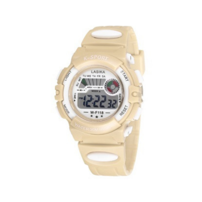 Παιδικό ψηφιακό ρολόι χειρός - WF118 - Lasika - 115145 - Beige