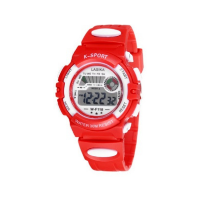 Παιδικό ψηφιακό ρολόι χειρός - WF118 - Lasika - 115145 - Red