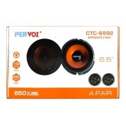 Ηχεία αυτοκινήτου & 2 x Tweeter– CTC-6592 - 6.5'' - 004192