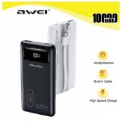 Powerbank - 10.000mah -  P168K - 22.5W - AWEI - 888551 - Black