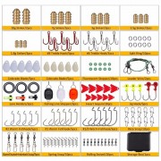 Σετ αξεσουάρ ψαρέματος σε θήκη - 128pcs - 831803