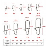Σετ παραμάνες ψαρέματος σε θήκη - 100pcs - 831810