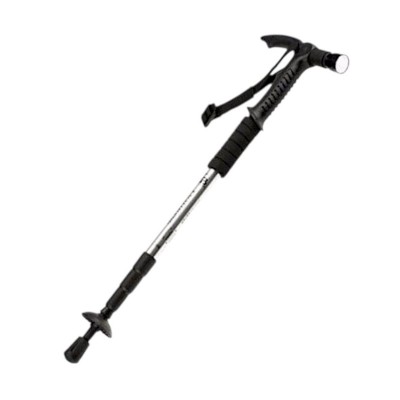 Τηλεσκοπικό μπαστούνι ορειβασίας με φακό - Μπατόν - 138339 - Silver