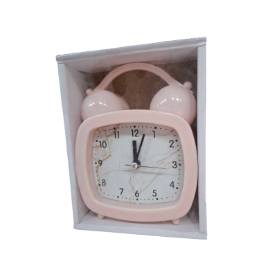 Επιτραπέζιο ρολόι - Ξυπνητήρι - 618D - 906182 - Pink