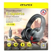 Ενσύρματα ακουστικά - Headphones - ES-770i - AWEI - 001410 - Black