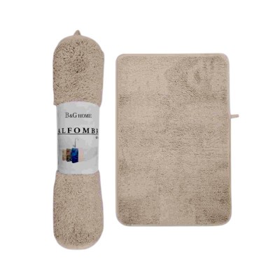 Πατάκι μπάνιου - M0832 - 40x60cm - Beige - 20967