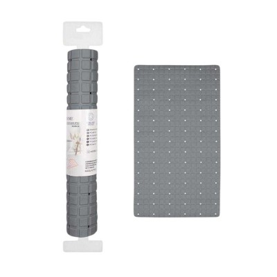 Αντιολισθητικό πατάκι μπάνιου - M0831 - 36x66cm - Grey - 21090