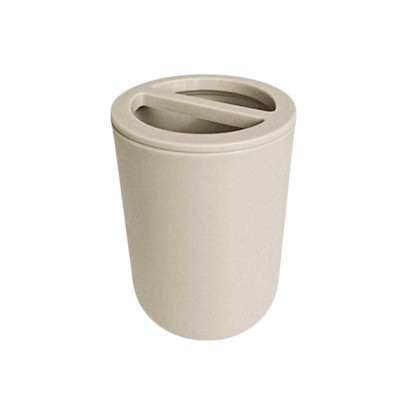 Θήκες οδοντόβουρτσας πλαστικές σε σετ 5Χ - Beige - 21572