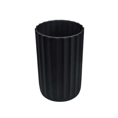 Θήκες οδοντόβουρτσας πλαστικές σε σετ 5Χ - Black - 21777