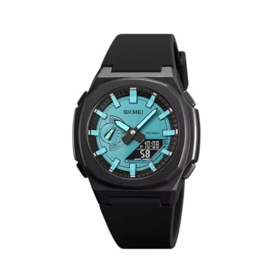 Ψηφιακό/αναλογικό ρολόι χειρός – Skmei - 2091 - Light Blue/Black screen