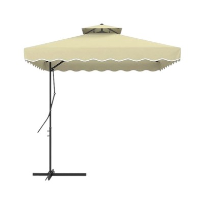 Ομπρέλα κήπου κρεμαστή - YB3099 - 585359 - Beige