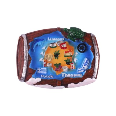 Τουριστικό μαγνητάκι Souvenir - Σετ 12pcs - Thassos - 678412