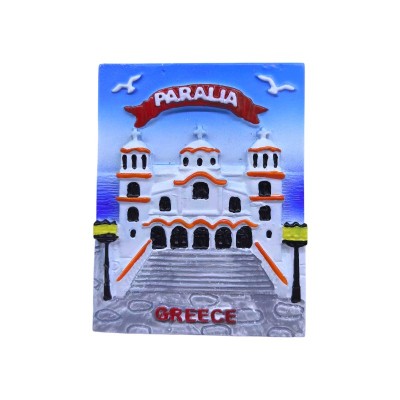 Τουριστικό μαγνητάκι Souvenir - Σετ 12pcs - Paralia - 678416