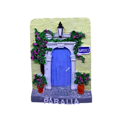 Τουριστικό μαγνητάκι Souvenir - Σετ 12pcs - Paralia - 678421