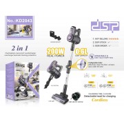 Επαναφορτιζόμενη ηλεκτρική σκούπα Stick - KD2043 - DSP - 616850