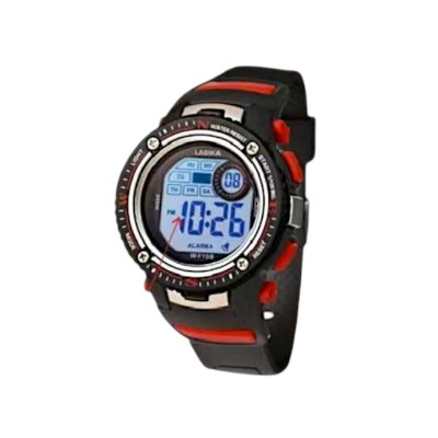 Ψηφιακό ρολόι χειρός - LS158 - Lasika - 817384 - Black/Red